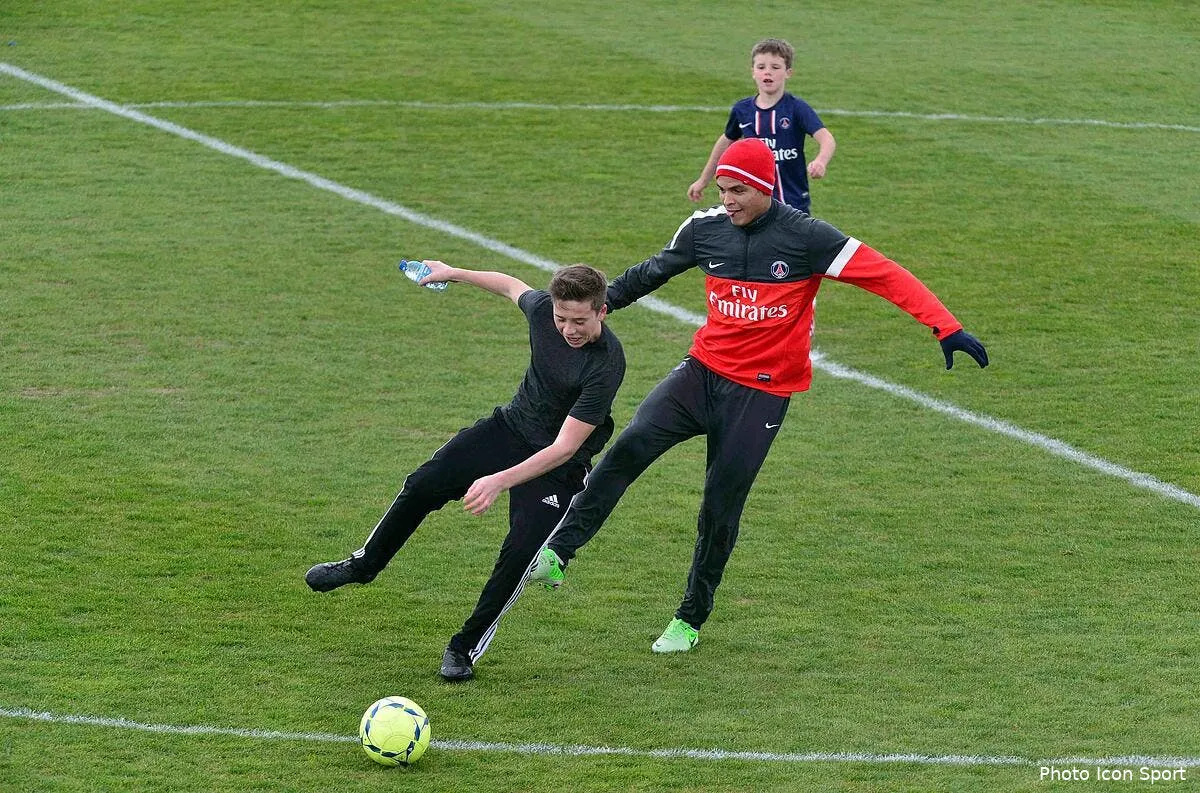 photo quadruple ration de beckham a l entrainement du psg iconsport wip 190413 01 0755043