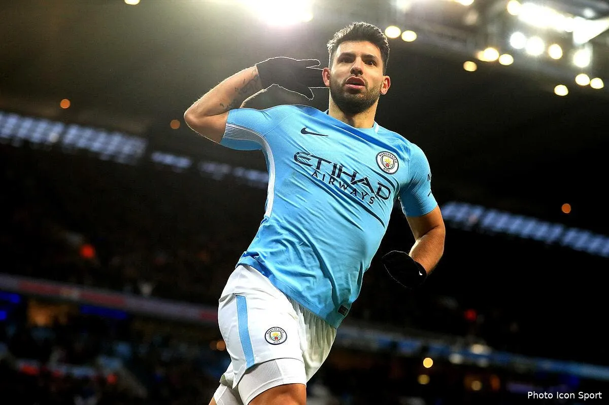 pl aguero regale manchester city ecrase leicester iconsport icon pa 34344736209599