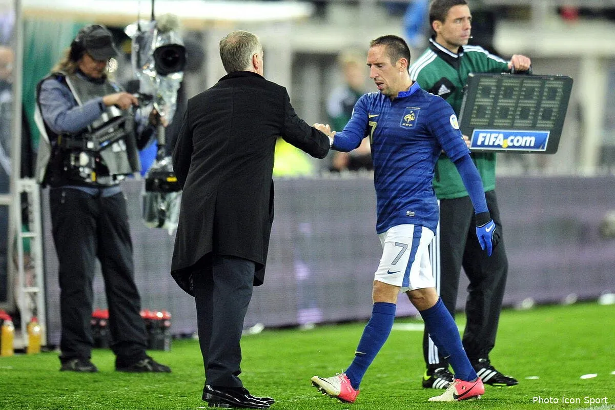 pour menes ribery joue en sabots avec les bleus iconsport noe 070912 44 2939576