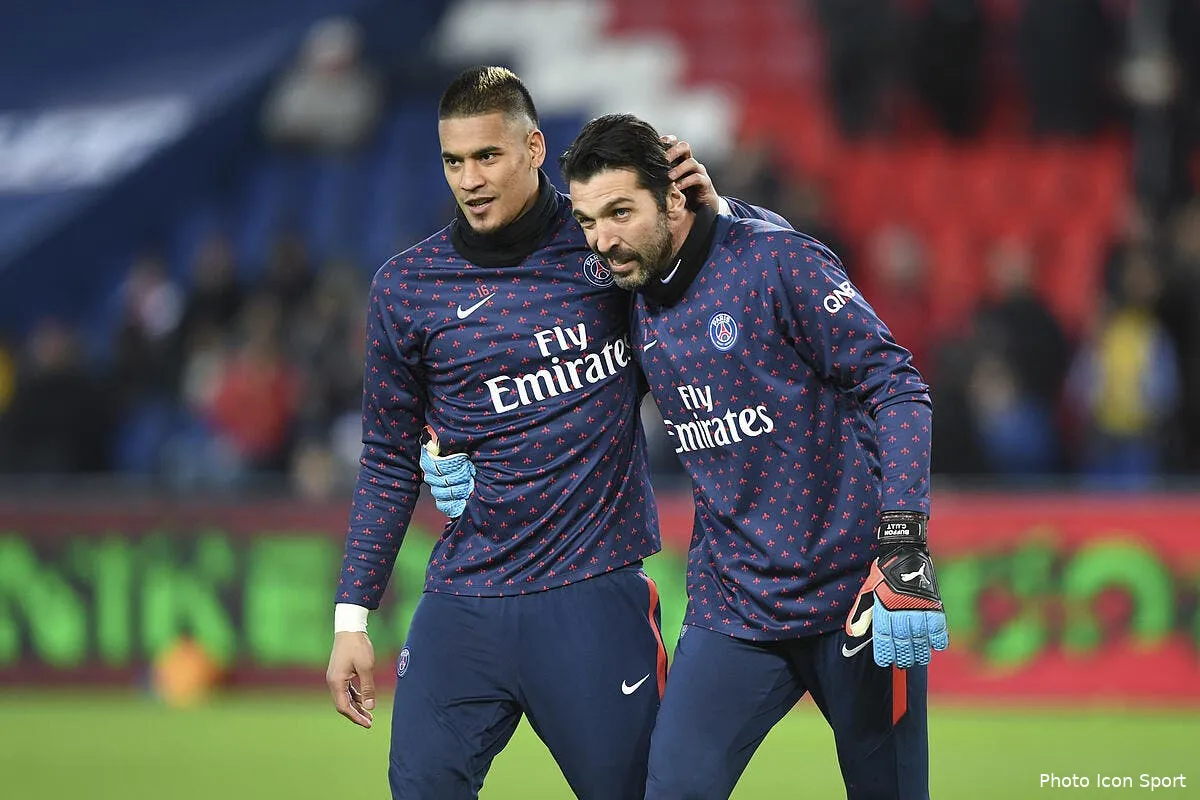 psg areola titulaire plutot que buffon contre manchester united icon alc 270119 45 04246937