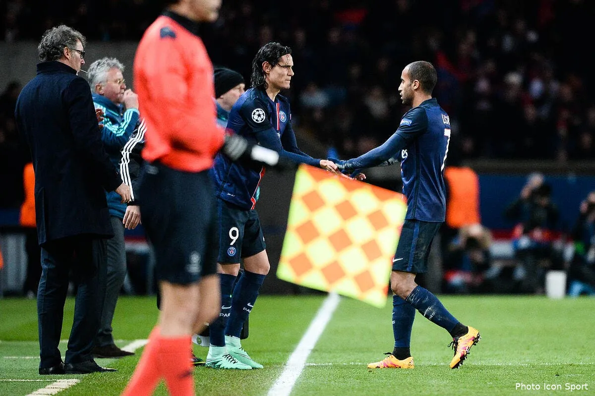 psg cavani ou lucas pierre menes se mouille iconsport nlg 16021617 193135932