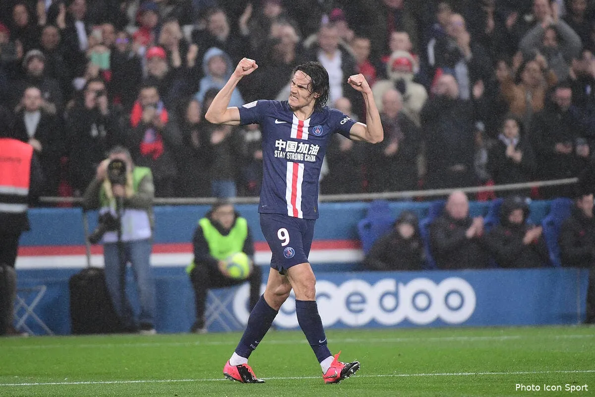 psg edinson cavani marque son 200e but avec paris icon winter 23022020120752279121