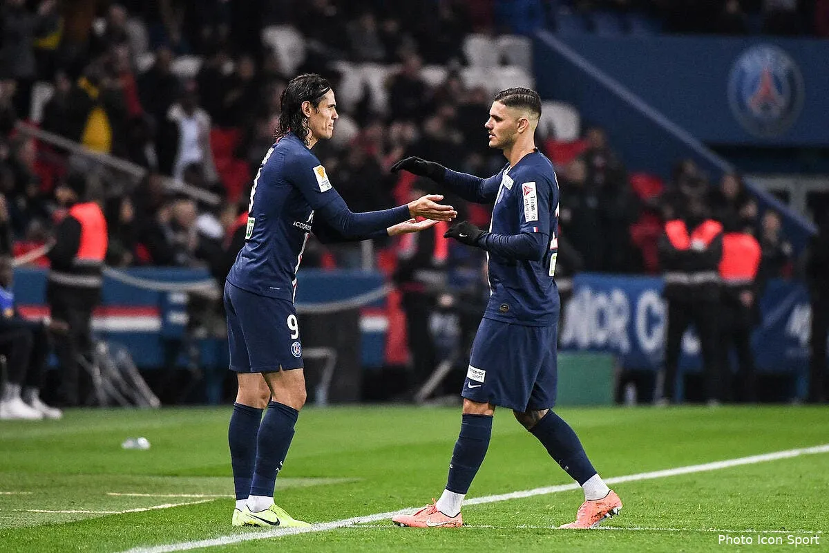 psg icardi ou cavani ca sent la migraine au qatar icon dib 080120 12 24277911