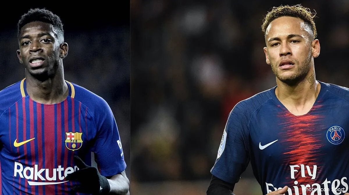psg neymar contre dembele et du cash le deal propose a paris neymar dem237243