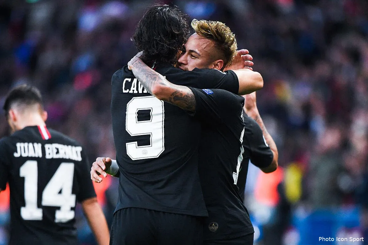 psg neymar et cavani 15 minutes et un bisou qui changent tout icon dib 031018 12 62244259