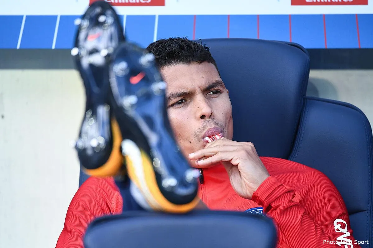 psg paris annonce le forfait de thiago silva a anderlecht iconsport icon dib 300917 11 50196743