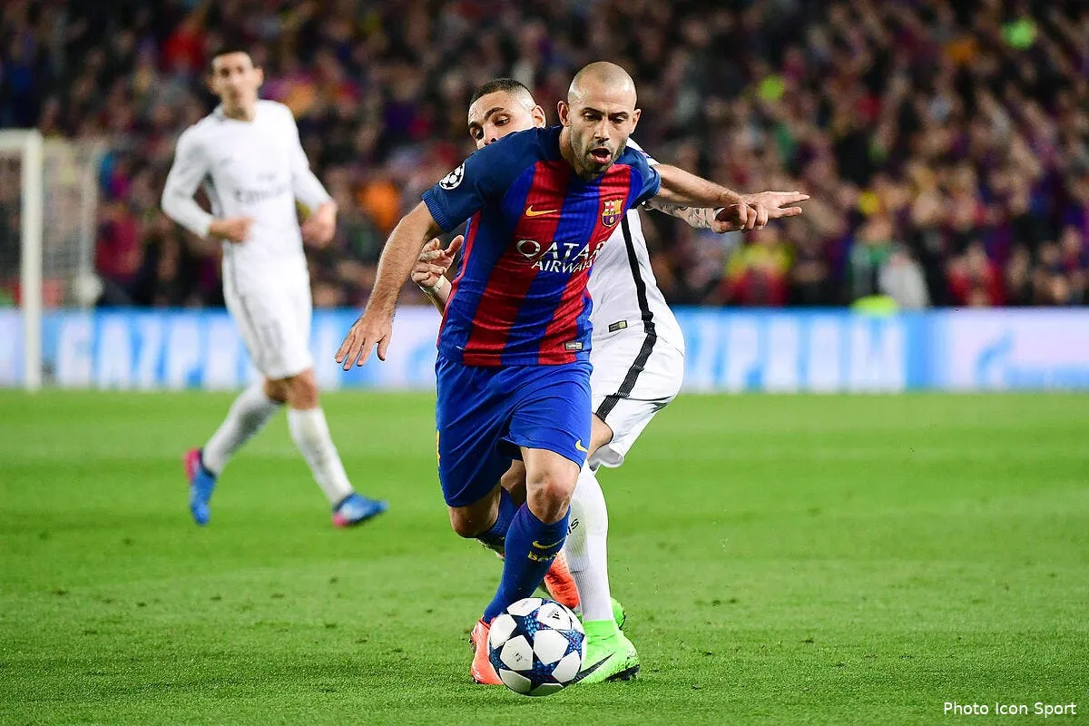 psg sans complexe kluivert s attaque a un cadre du barca mascherano 2178276