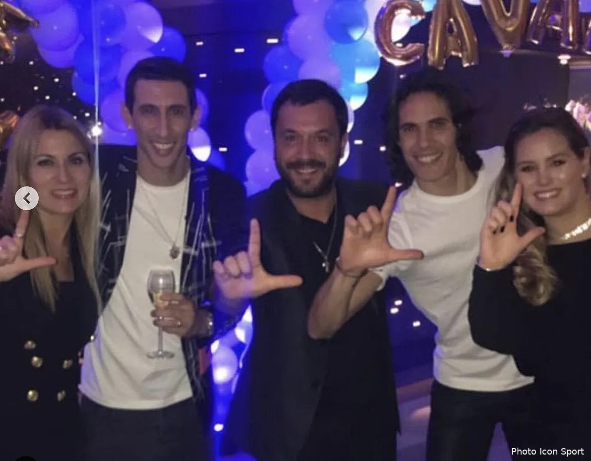 psg un anniversaire neymar debarque chez cavani et di maria dimariacavani244977