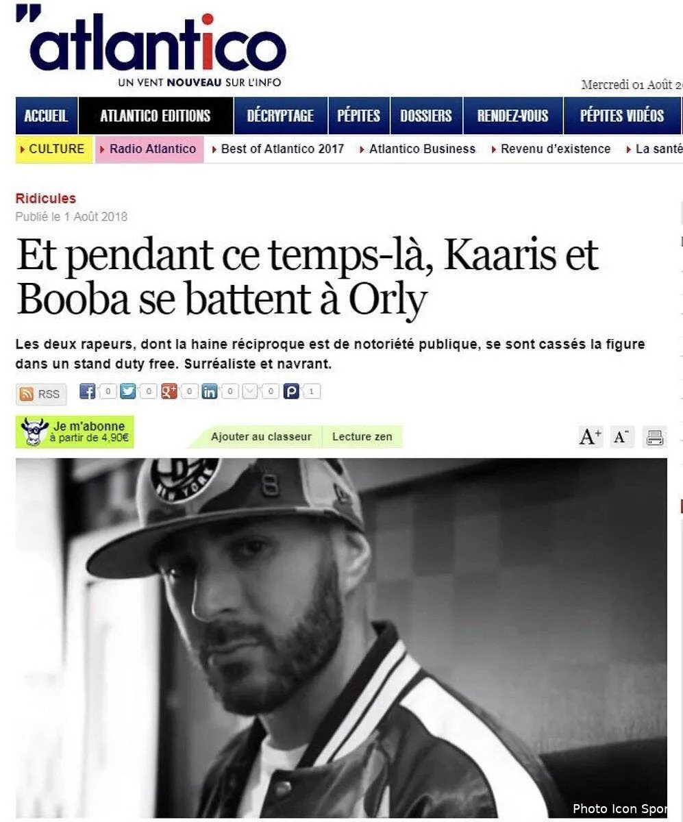 quand benzema se retrouve mele a la baston booba kaaris sans le vouloir benzema226415