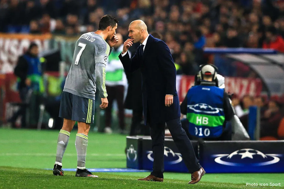 real madrid entre cristiano ronaldo et zidane c est le grand amour iconsport pa 25560937141644