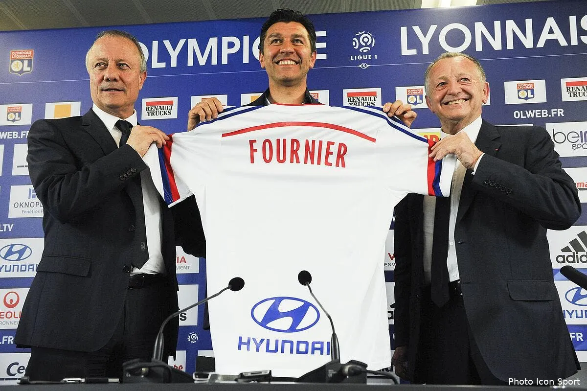 reunion et conf de presse pour aulas et fournier mardi a l ol iconsport jpt 230514 01 0491105