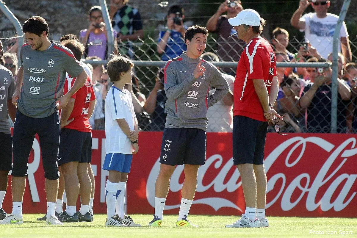 samir nasri reclame plus de franchise a laurent blanc iconsport guy 080811 101 4424004