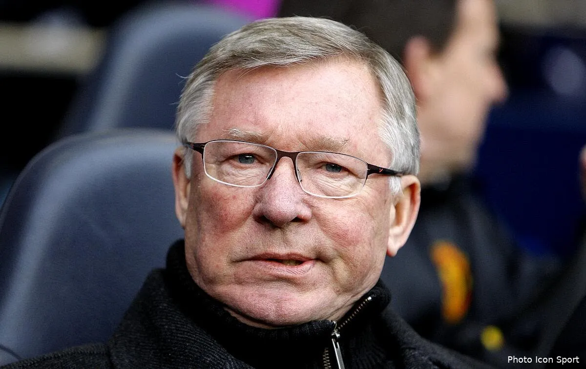 sir alex ferguson est a gerland pour ol lille iconsport cam 040312 44 0332194