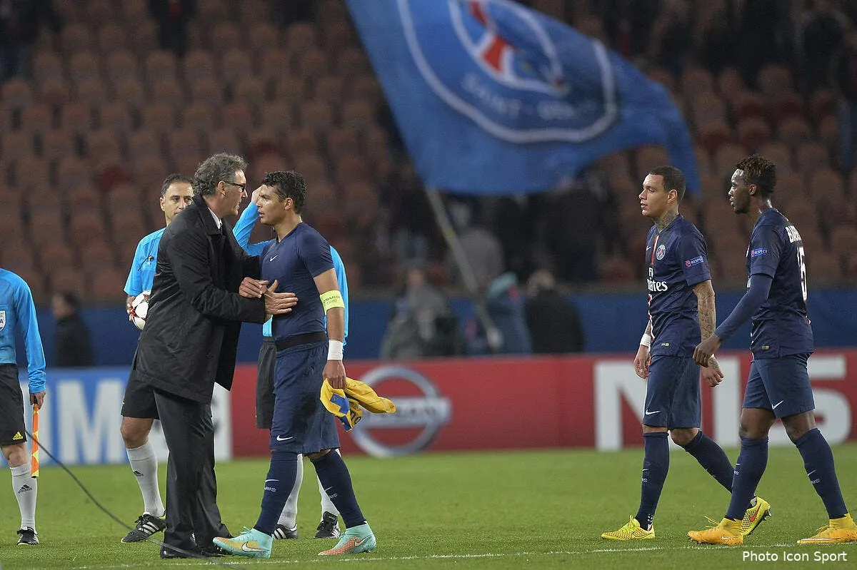 thiago silva fait un reproche a laurent blanc au psg iconsport aur 051114 07 6099293