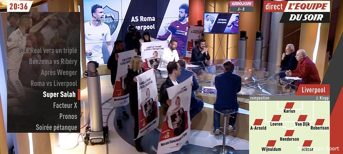 tv le plateau de la chaine l equipe envahi place a la petanque capture d e cran 2018 05 02 a 21 13 34217633