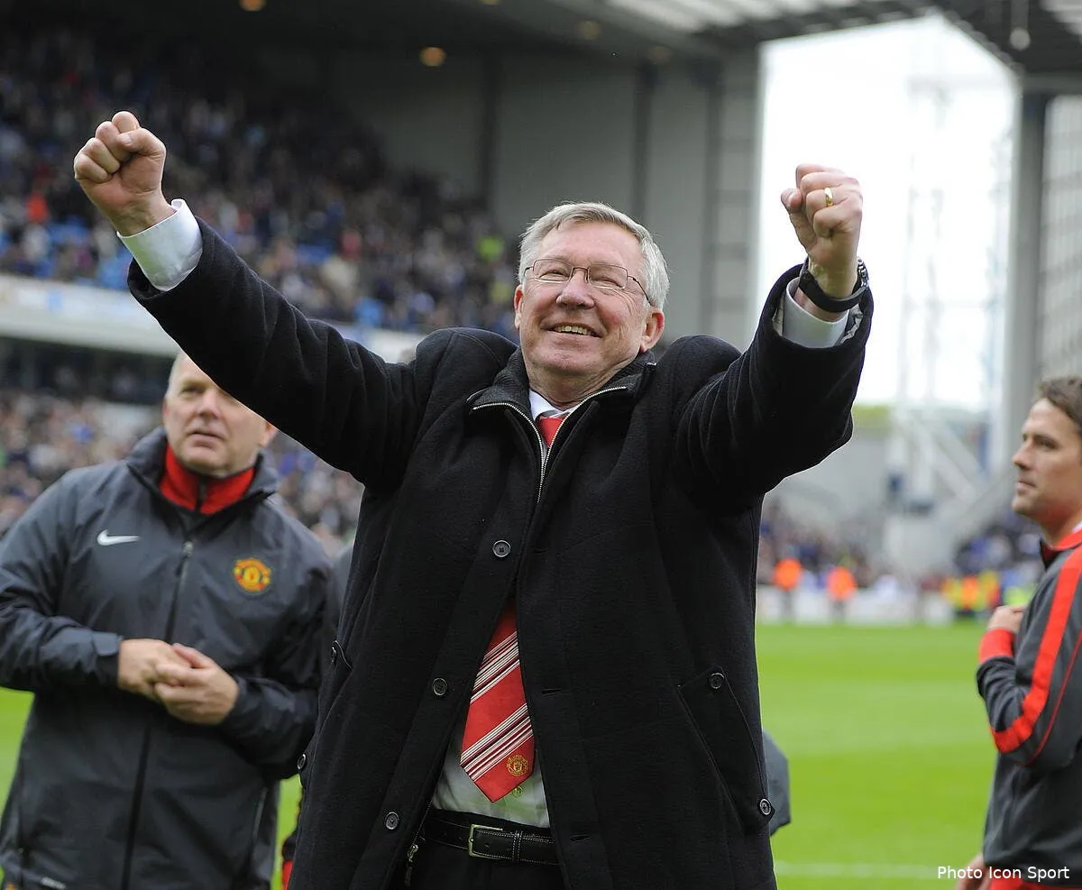 une tribune sir alex ferguson a old trafford iconsport spi 140511 36 0326896