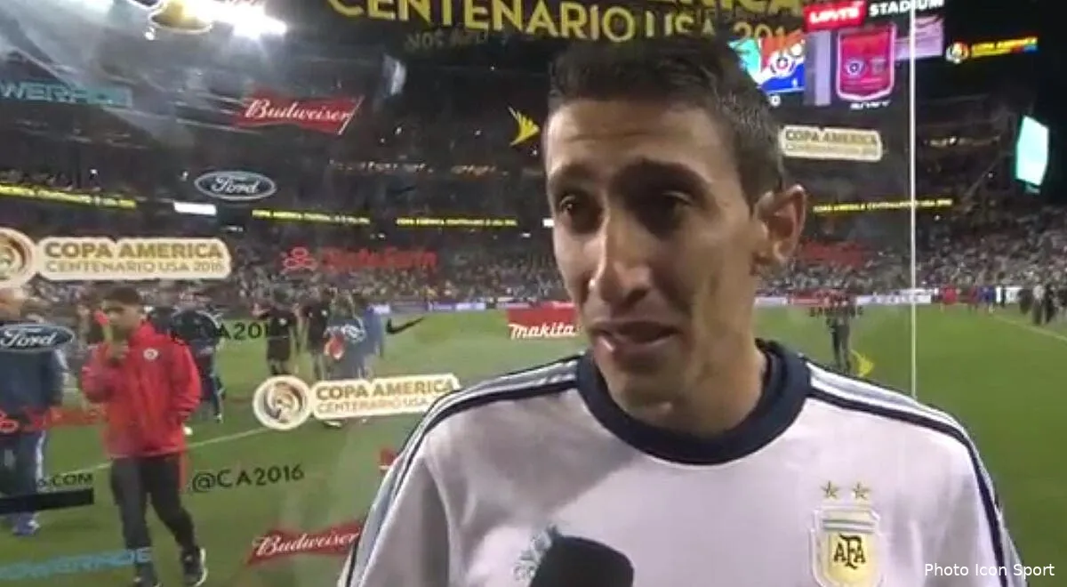 video angel di maria effondre et en larmes apres argentine chili di maria145176