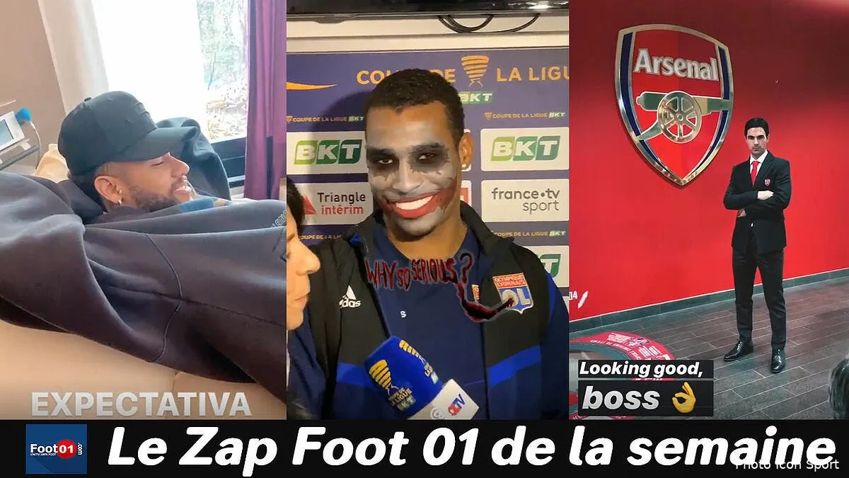 wtf neymar aux petits soins le clasico c est beau lyon rigole quand meme vignette zap 24 12273619