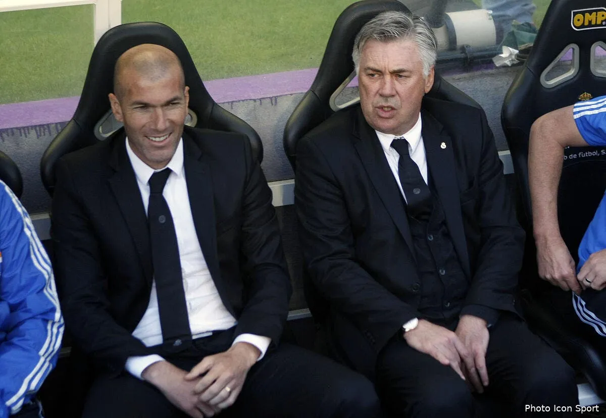 zidane aurait une offre de bordeaux entre les mains zidane ancelotti 182671