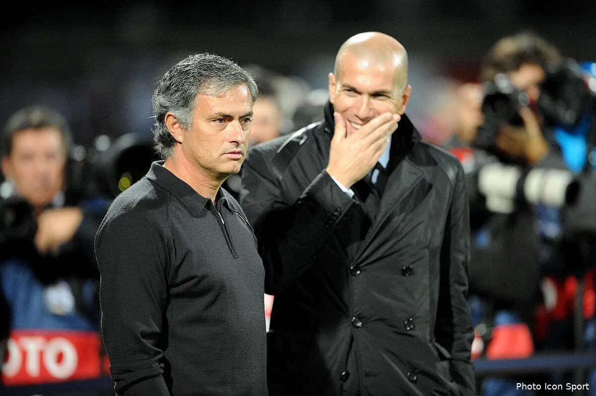 zidane se rapproche de man united a la mourinho s amuse duluc zidane mourinho229099