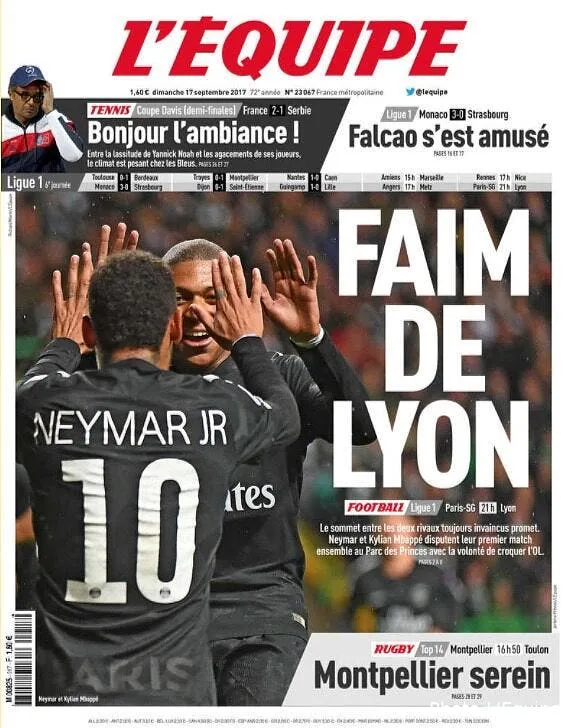 ol aulas et lyon ils ne vont pas aimer la une de l equipe lequipe193581