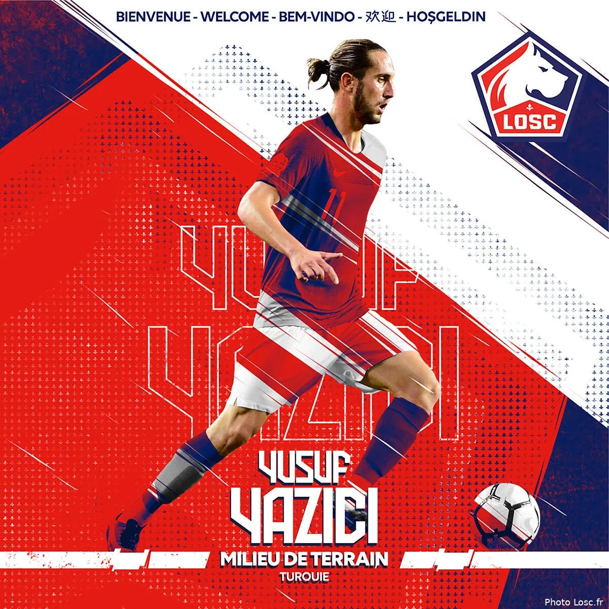 officiel yusuf yazici signe a lille jusqu en 2024 yusuf yazici losc carre260681