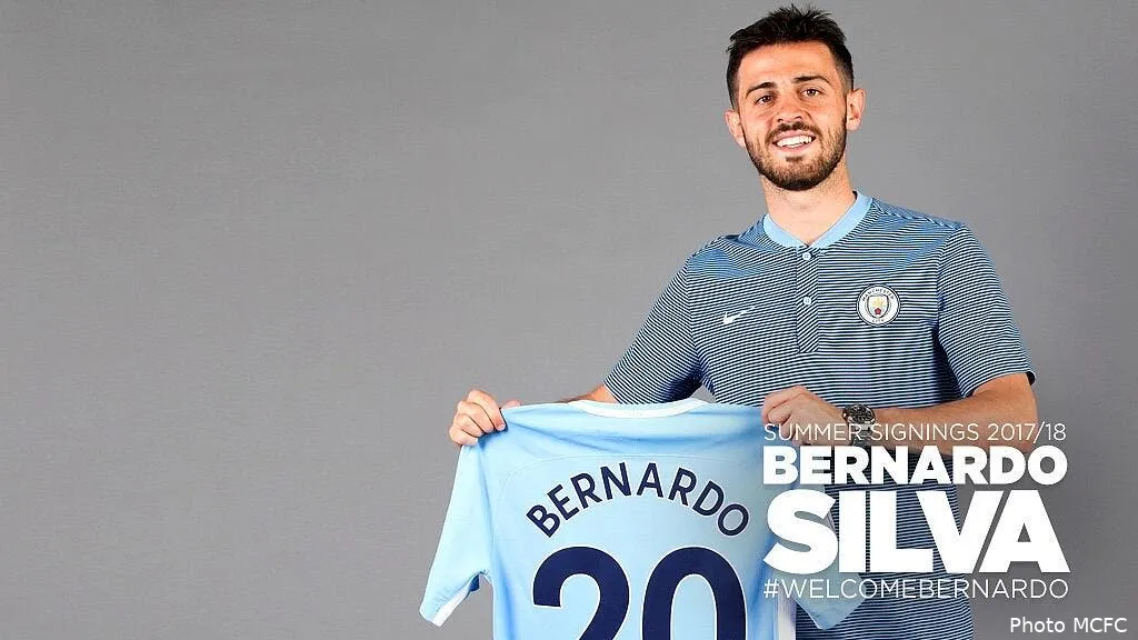 officiel bernardo silva signe a manchester city bernardo signing181356