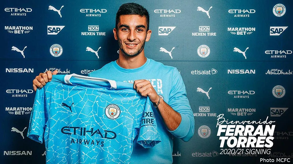 officiel ferran torres signe a city pour 25 me ferran torres290871