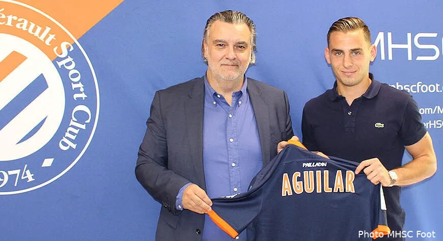 officiel montpellier presente sa premiere recrue du mercato vignette aguilar181022