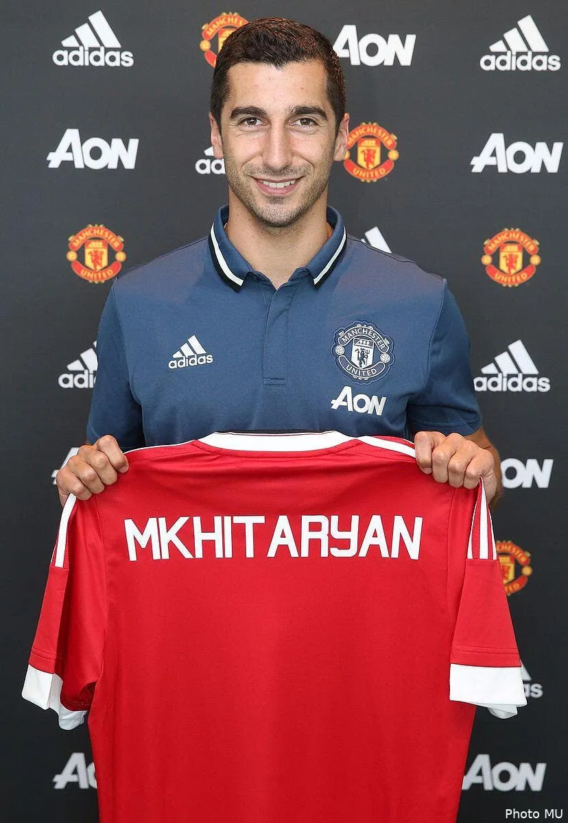 officiel mkhitaryan pour quatre ans a manchester united mkhitaryan 1148188