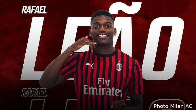 officiel le milan ac accueille l ex lillois rafael leao rafael leao 1260267