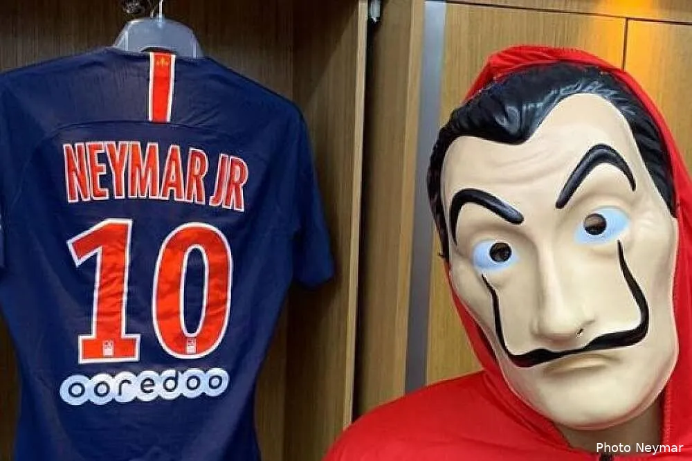 psg neymar et mbappe debarquent en mode casa de papel 2fec5235061