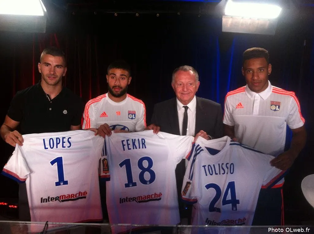 fekir lopes et tolisso prolongent lors d un aulas show enorme cjzazlywiaazsxq115489