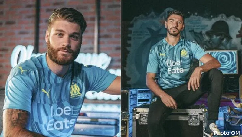 om jaune et bleu marseille devoile son maillot third icon 1266136566295625