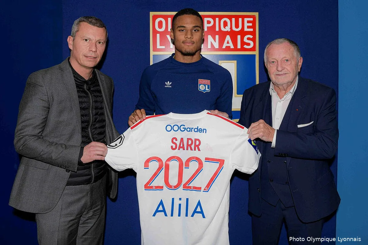 amine sarr signe a l ol pour 12 millions d euros sarr 356426