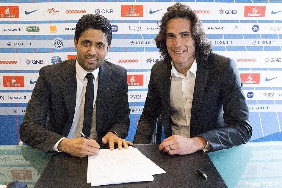 psg al khelaifi heureux d avoir cavani le meilleur attaquant du monde 70177177986