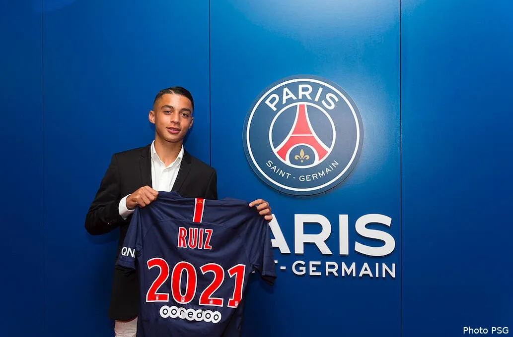 psg a 16 ans le prodige kays ruiz atil signe pro au psg ruiz atil pressroom229293