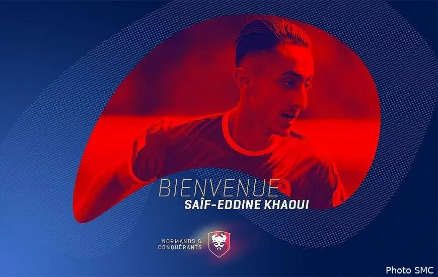 om khaoui prete sans option d achat au sm caen xsq229357