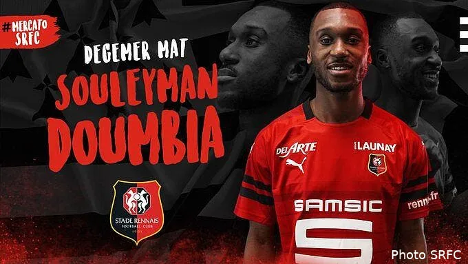 officiel souleyman doumbia signe a rennes jusqu en 2022 doumbia241923