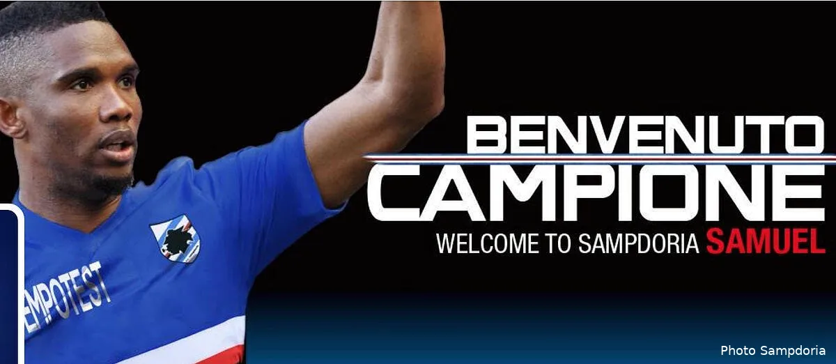 la sampdoria officialise eto o etoo102709