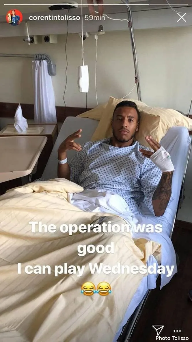 bayern opere au genou tolisso se dit pret a jouer ou pas b3894230701