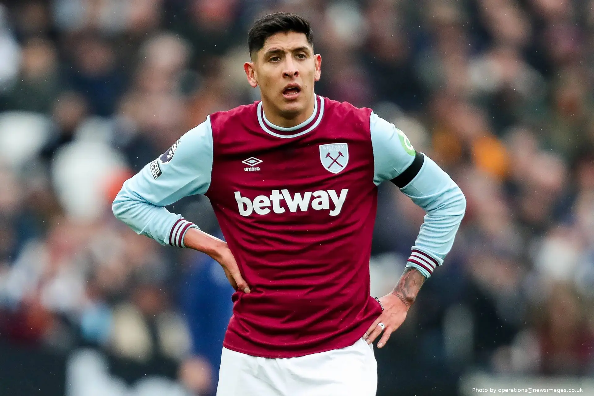 West Ham midfielder Edson Alvarez