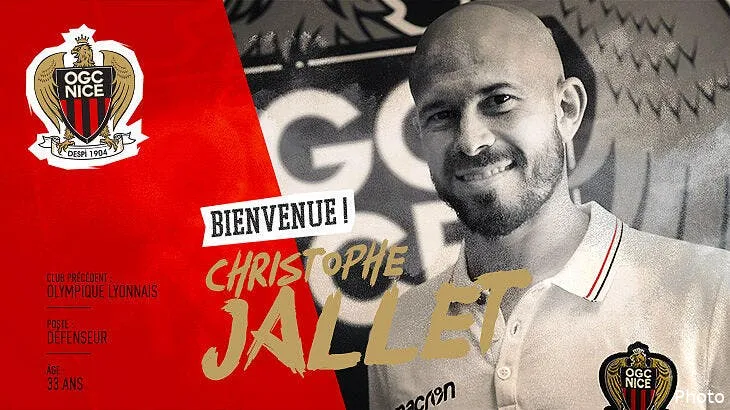 officiel christophe jallet a signe a l ogc nice 730186805