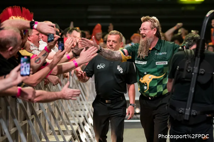 Whitlock war während seiner Zeit bei der PDC ein Publikumsliebling