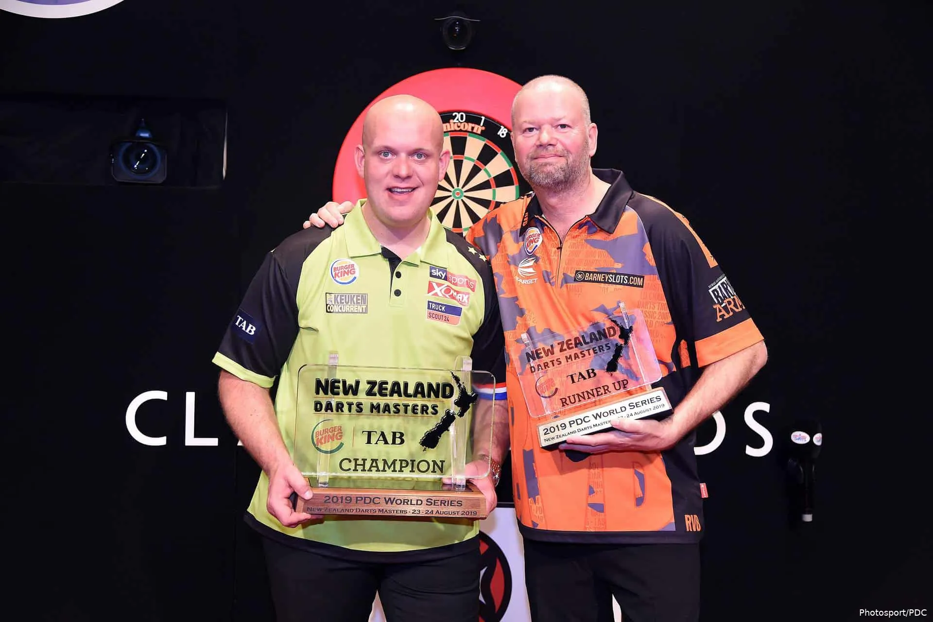 Michael van Gerwen Raymond van Barneveld NZ WSOD