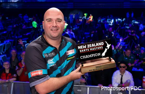 Rob Cross is the defending champion at the New Zealand Darts Masters