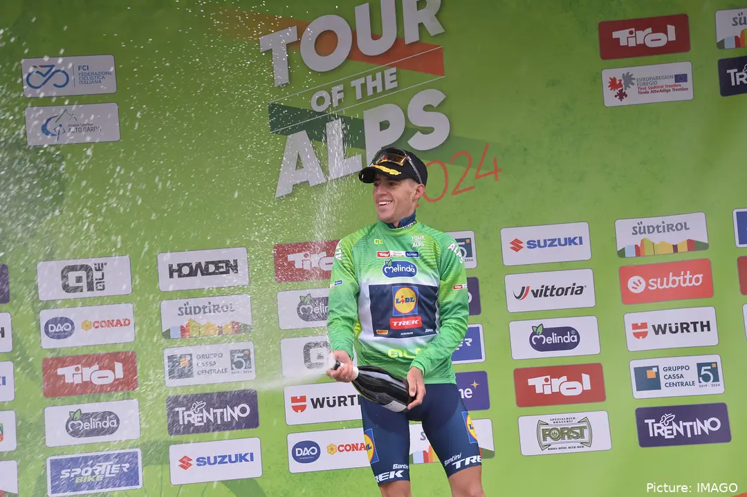 Juanpe López, ganador del pasado Tour de los Alpes.