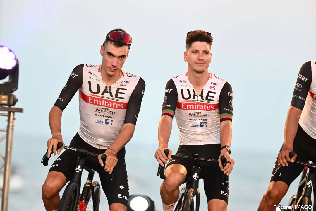 Juan Ayuso y Joao Almeida liderarán al UAE Team Emirates XRG en la Vuelta a España 2025