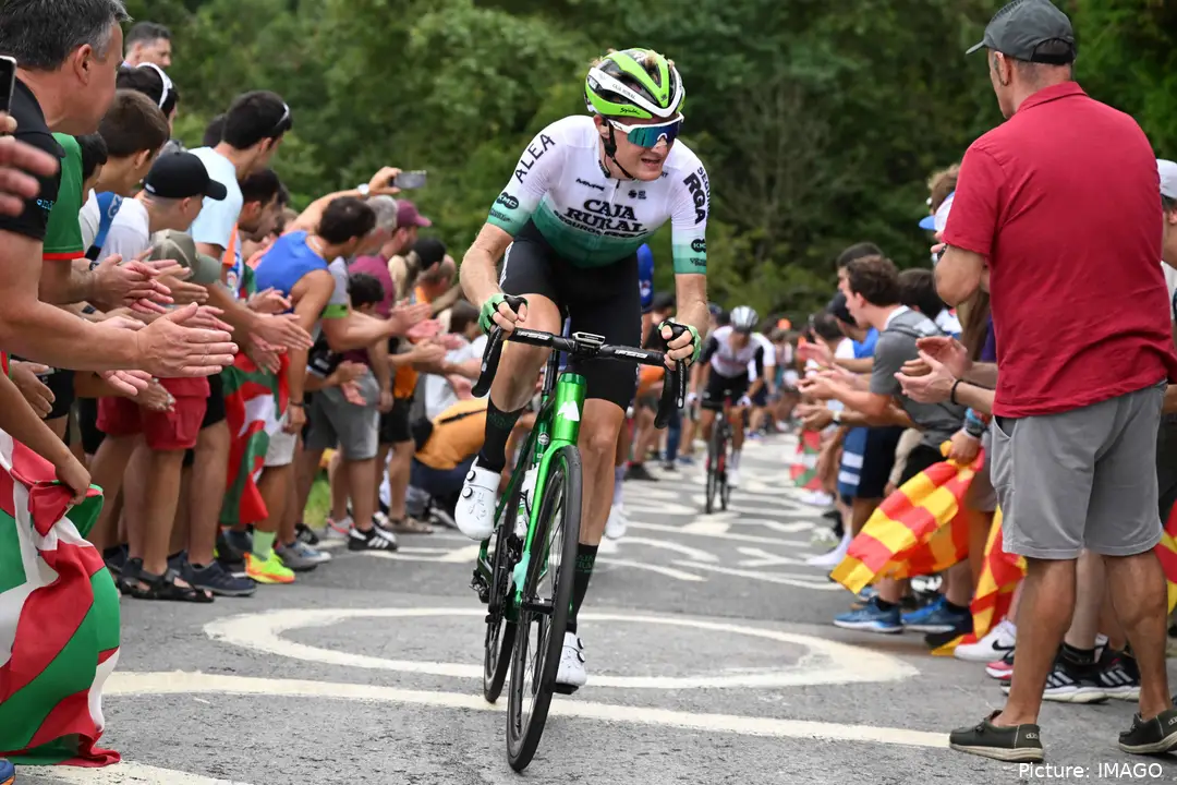 Abel Balderstone debería tener un papel importante para el Caja Rural - Seguros RGA en la Vuelta a España 2025