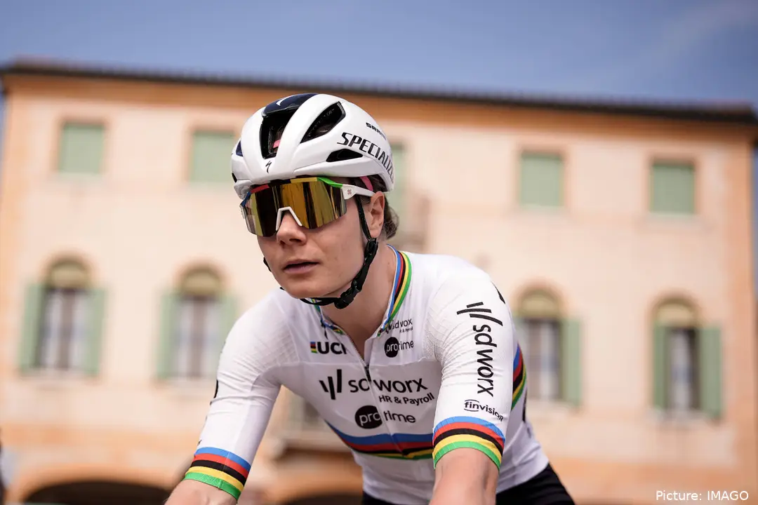 Lotte Kopecky, actual campeona Mundial.